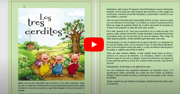 Los tres cerditos Actividad interactiva